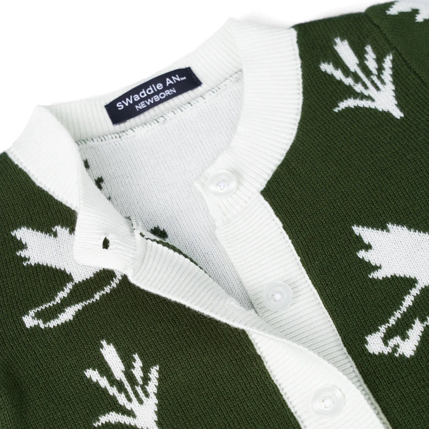 Mallard Duck Baby Knit Button Romper