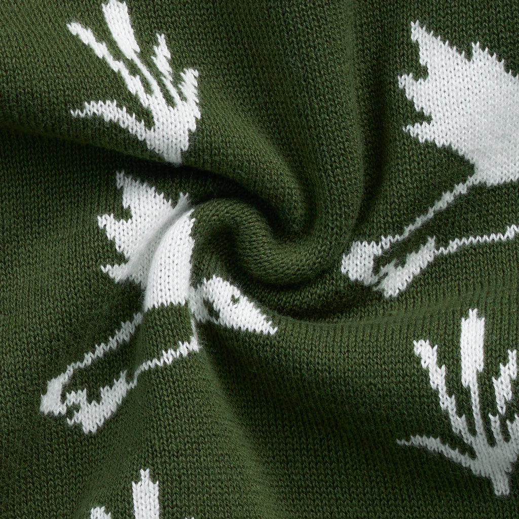 Mallard Duck Knit Long Sleeve Crewneck Sweater