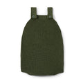 Baby Knit Button Strap Romper in Forest Green