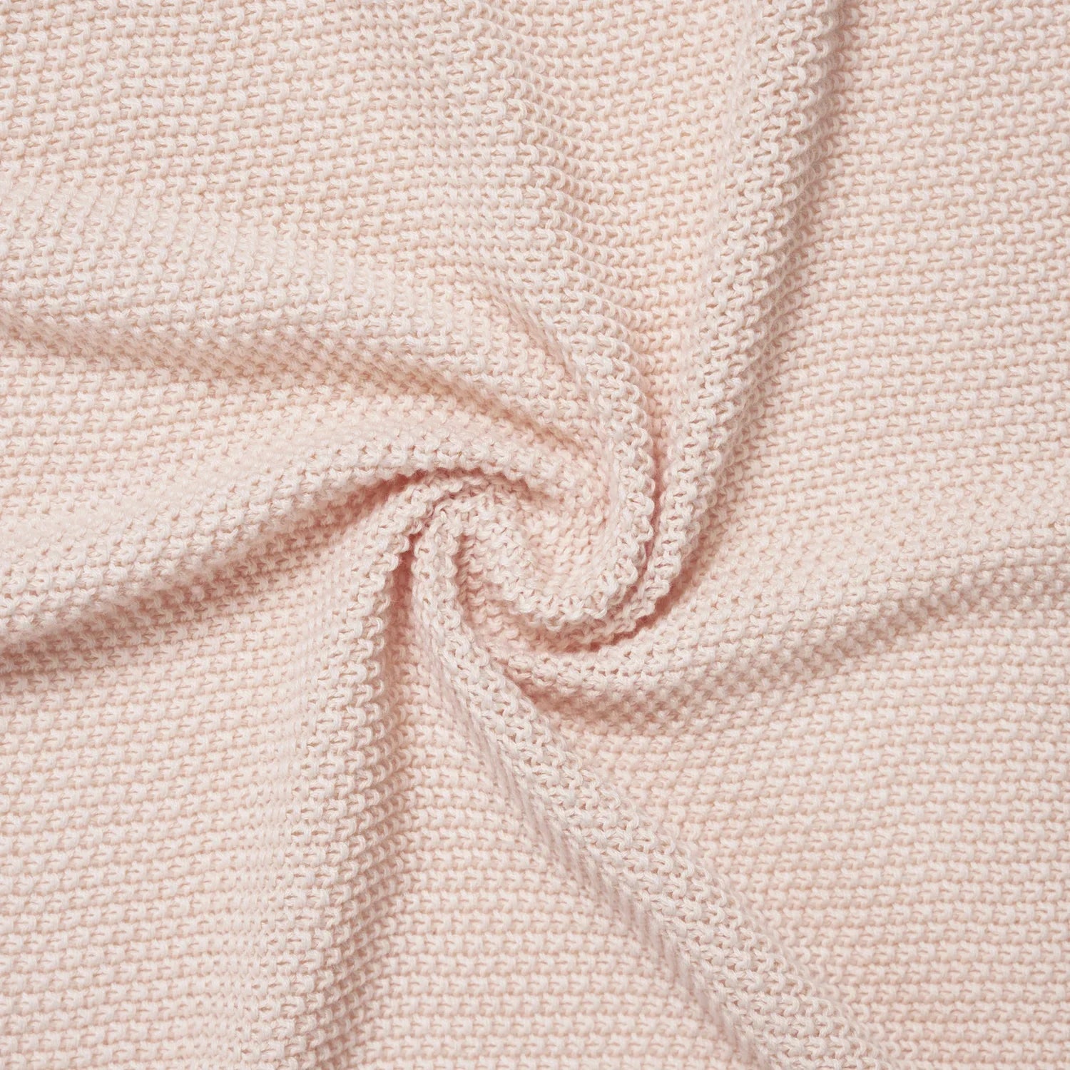 Heirloom Lace Knit Baby Blanket in Beige