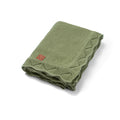 Heirloom Lace Knit Baby Blanket in Sage Green