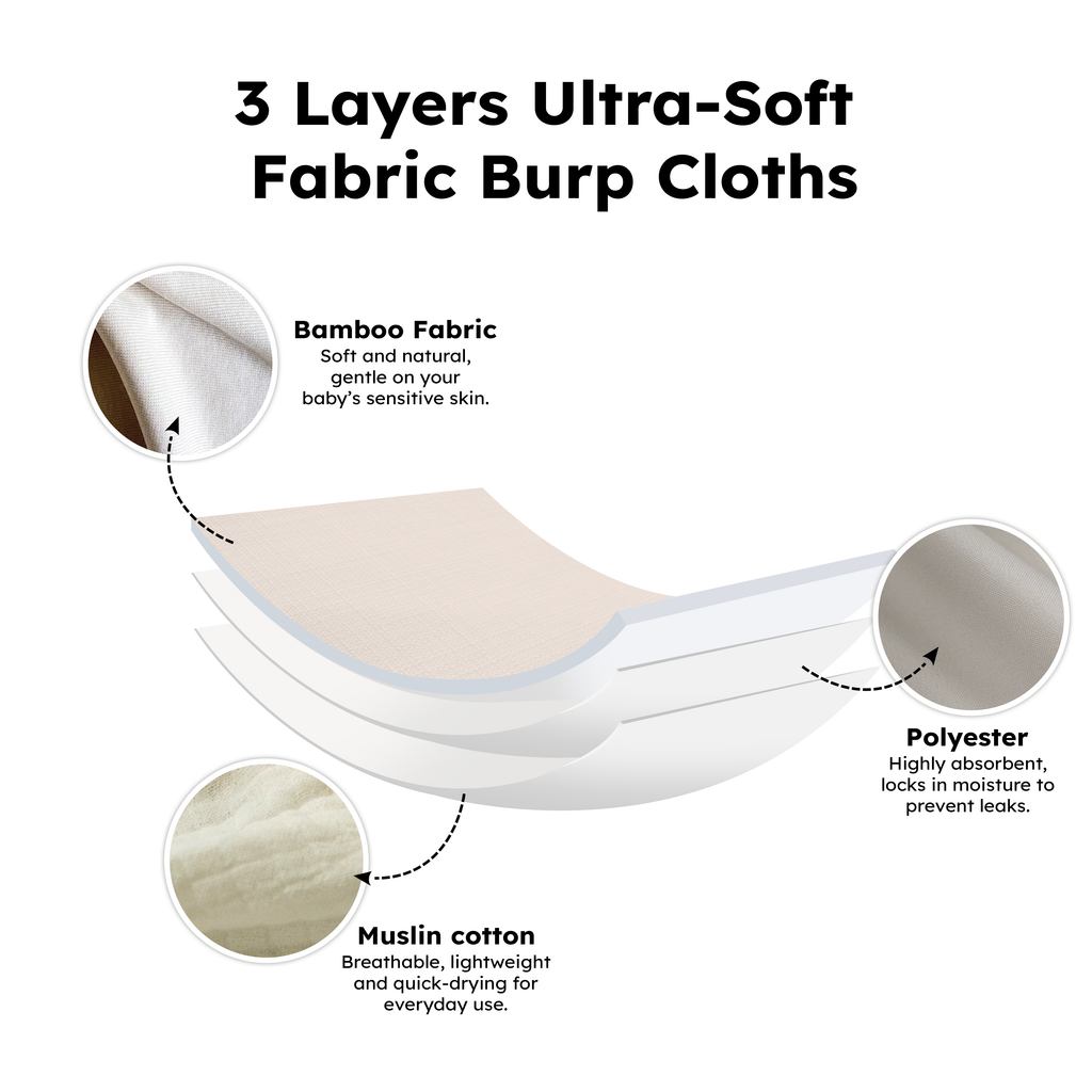 Burp Cloths in Mary Rose