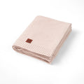 Classic Knit Cotton Baby Blanket in Beige