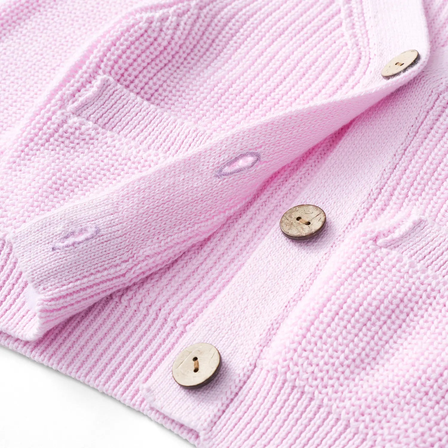 Classic Cardigan with Pockets in Lilac