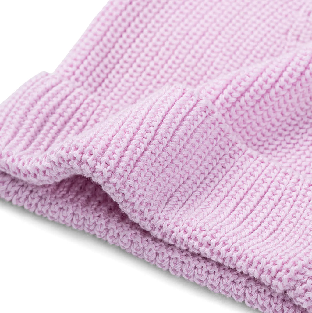 Bunny Ear Knit Beanie in Lilac