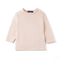 Knit Rollneck Baby Sweater in Beige