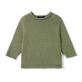 Knit Rollneck Baby Sweater in Sage Green