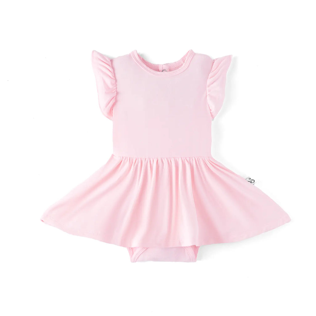Twirl Bodysuit Dress in Mary Rose