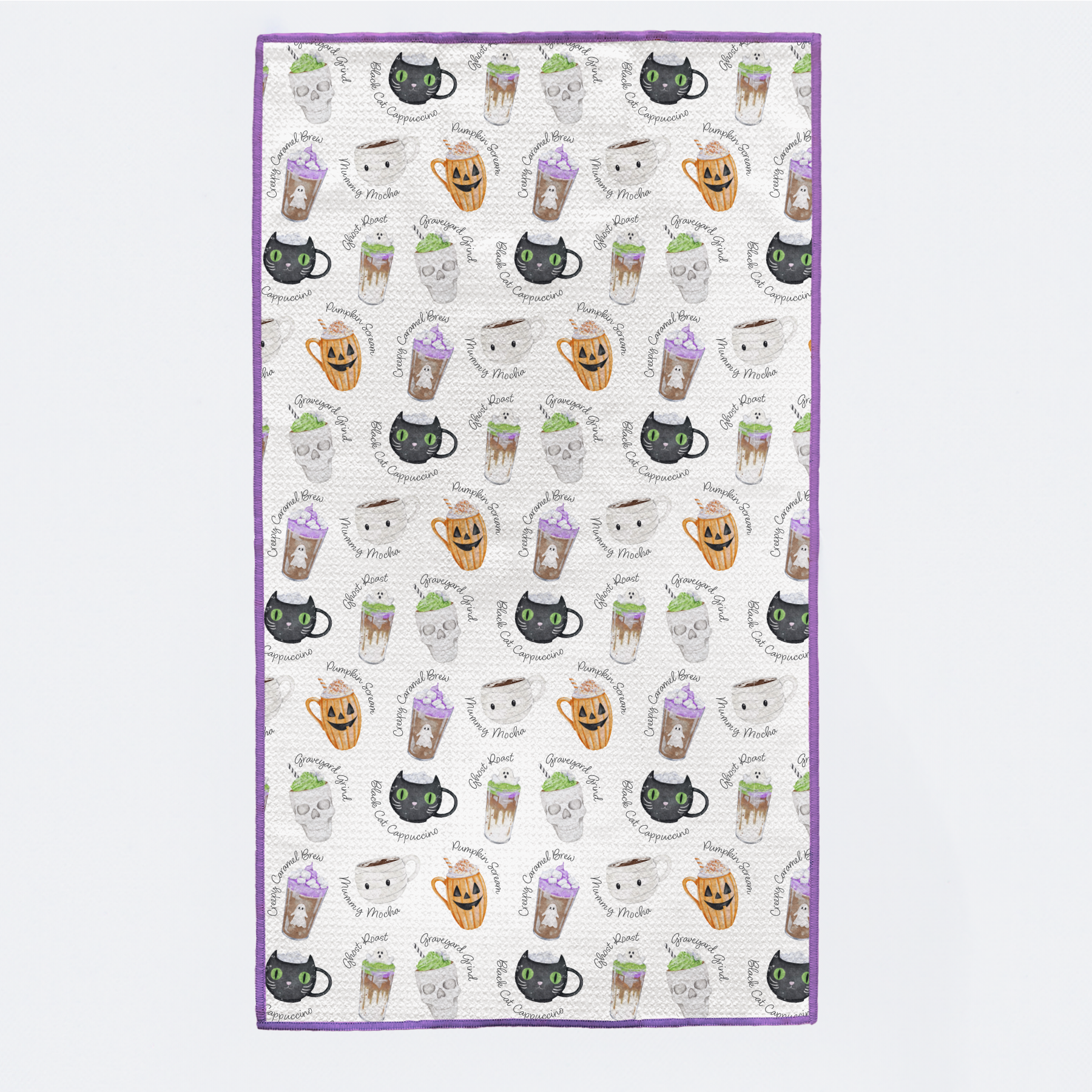 Freshly Boo'd Coffee Halloween Kitchen Towel