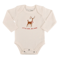 long sleeve graphic bodysuit | little deer big cheer