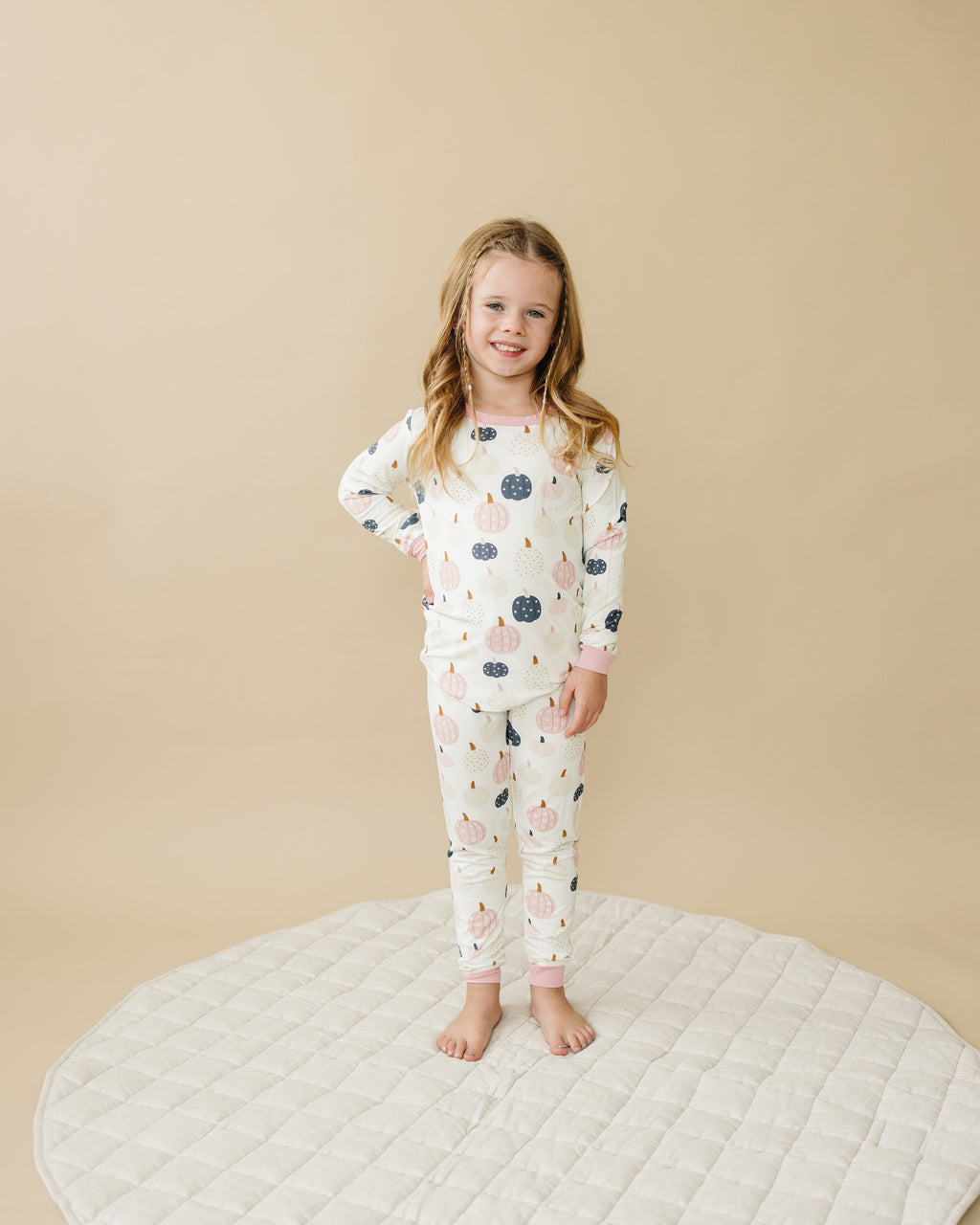 Pretty 'n Pumpkin 2pc Bamboo Pajamas