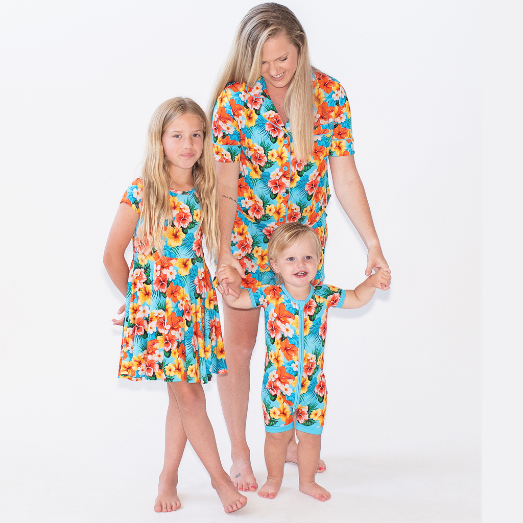 Button-Up Luxe Short Pajamas