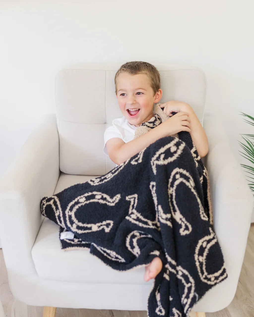 Saddle Down Baby Blanket