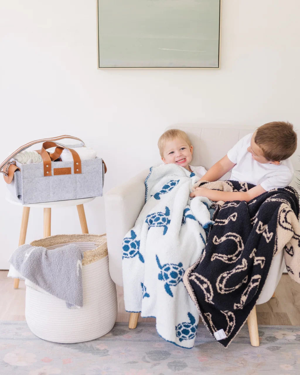 Saddle Down Baby Blanket
