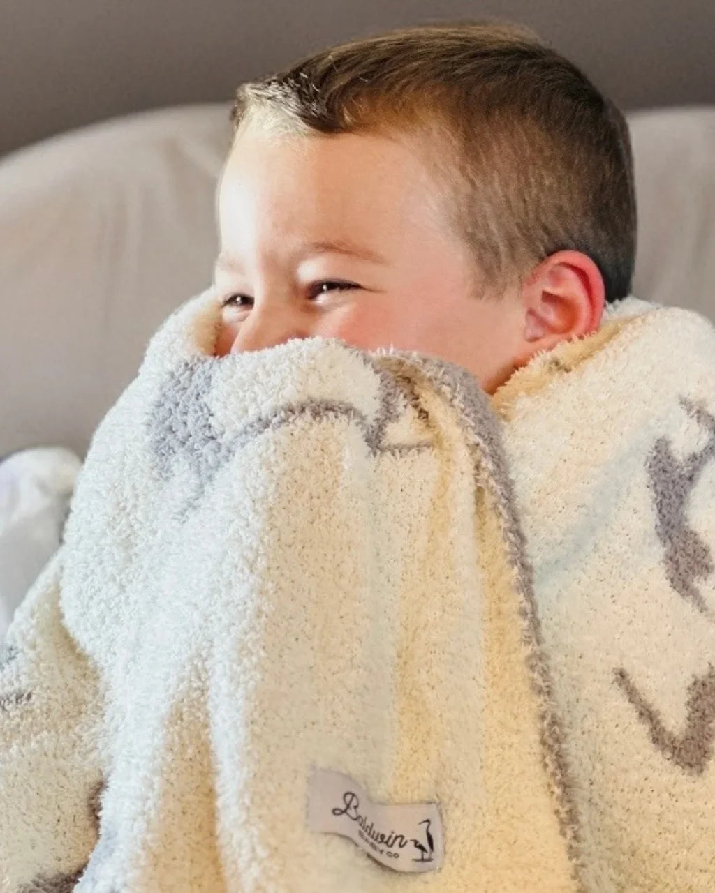 Heron Harmony Baby Blanket