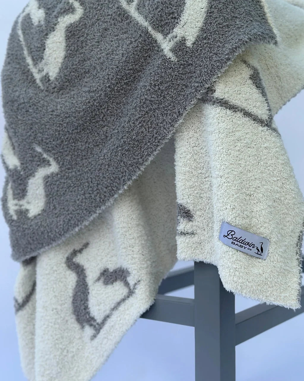 Heron Harmony Baby Blanket