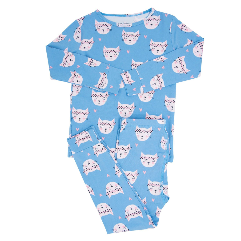Pretty Pink Cat Big Kid Pajama