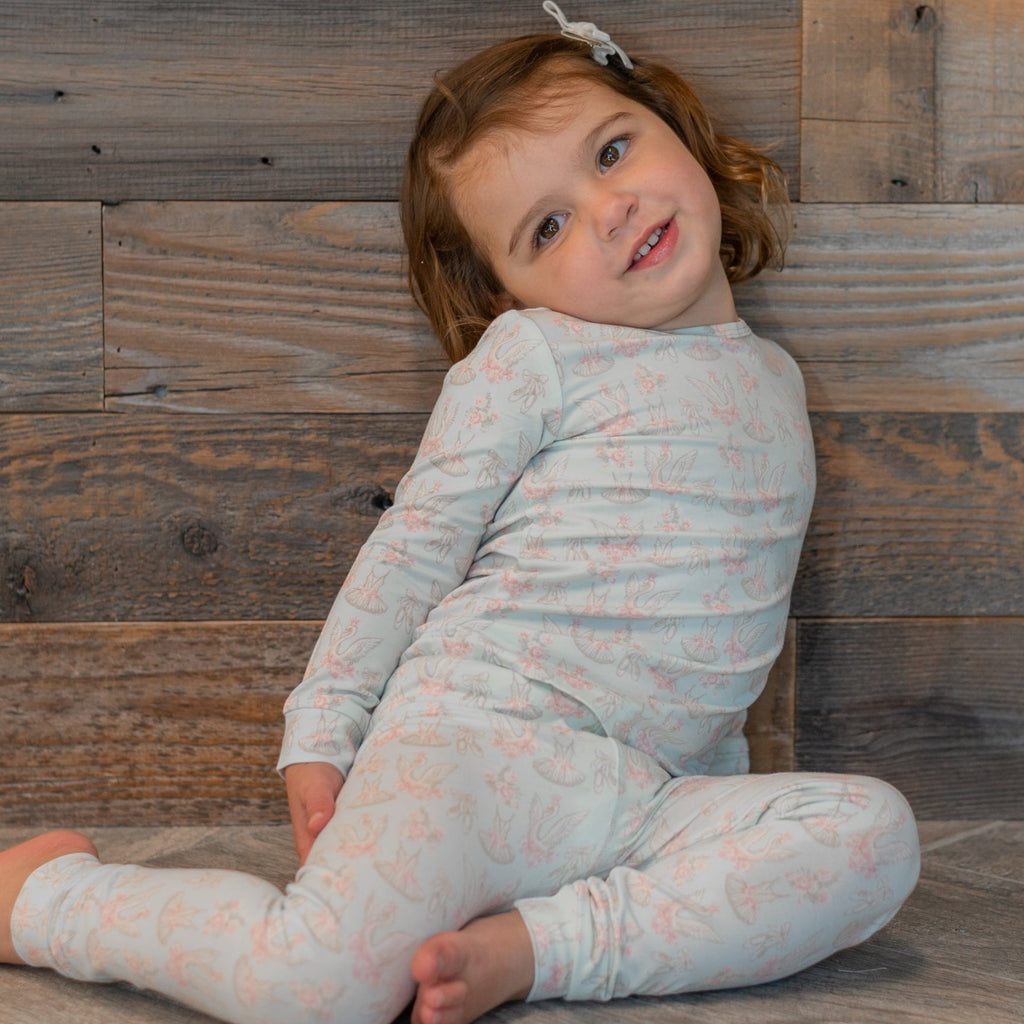 Swan Ballet Big Kid Pajama Set