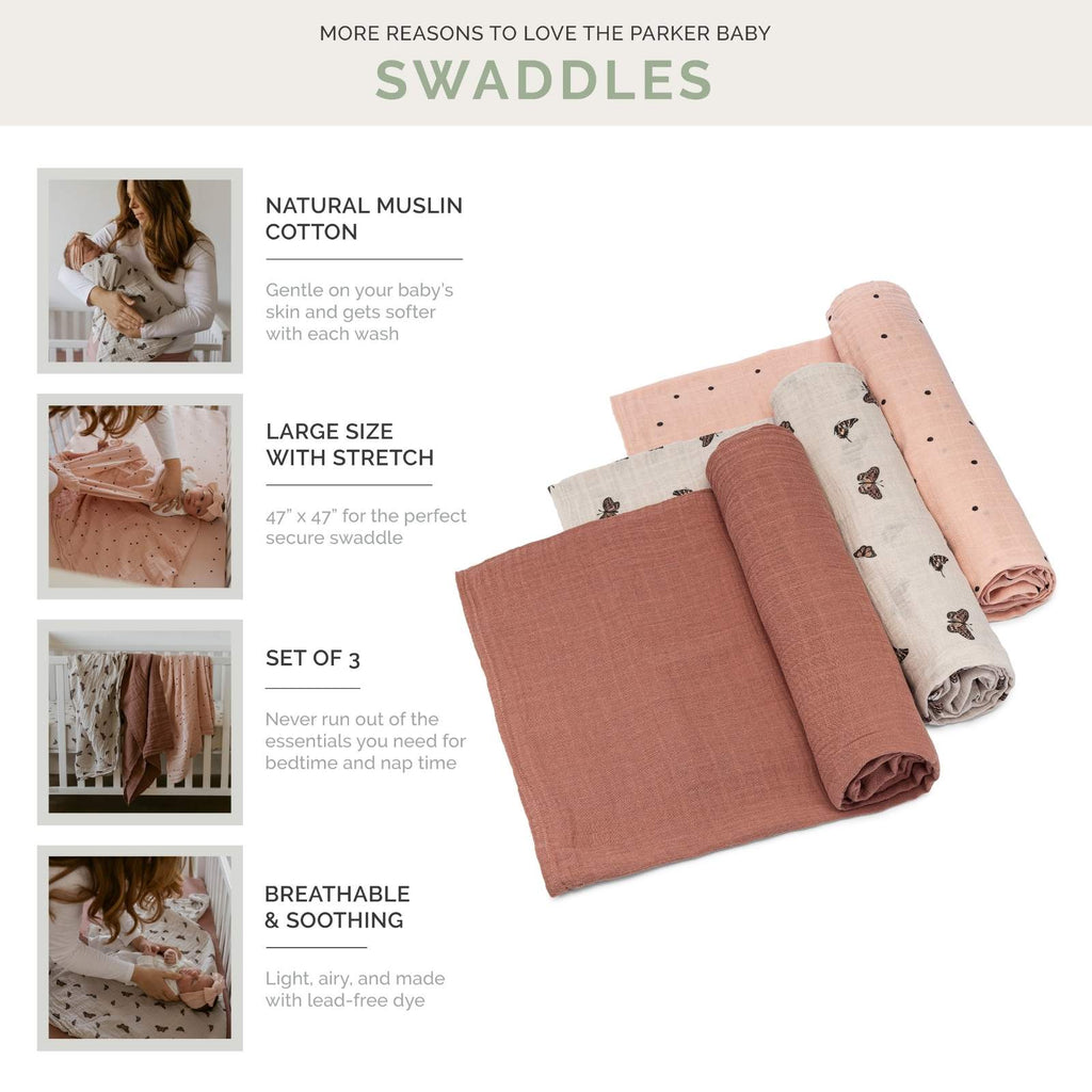 Rosewood Swaddle Set