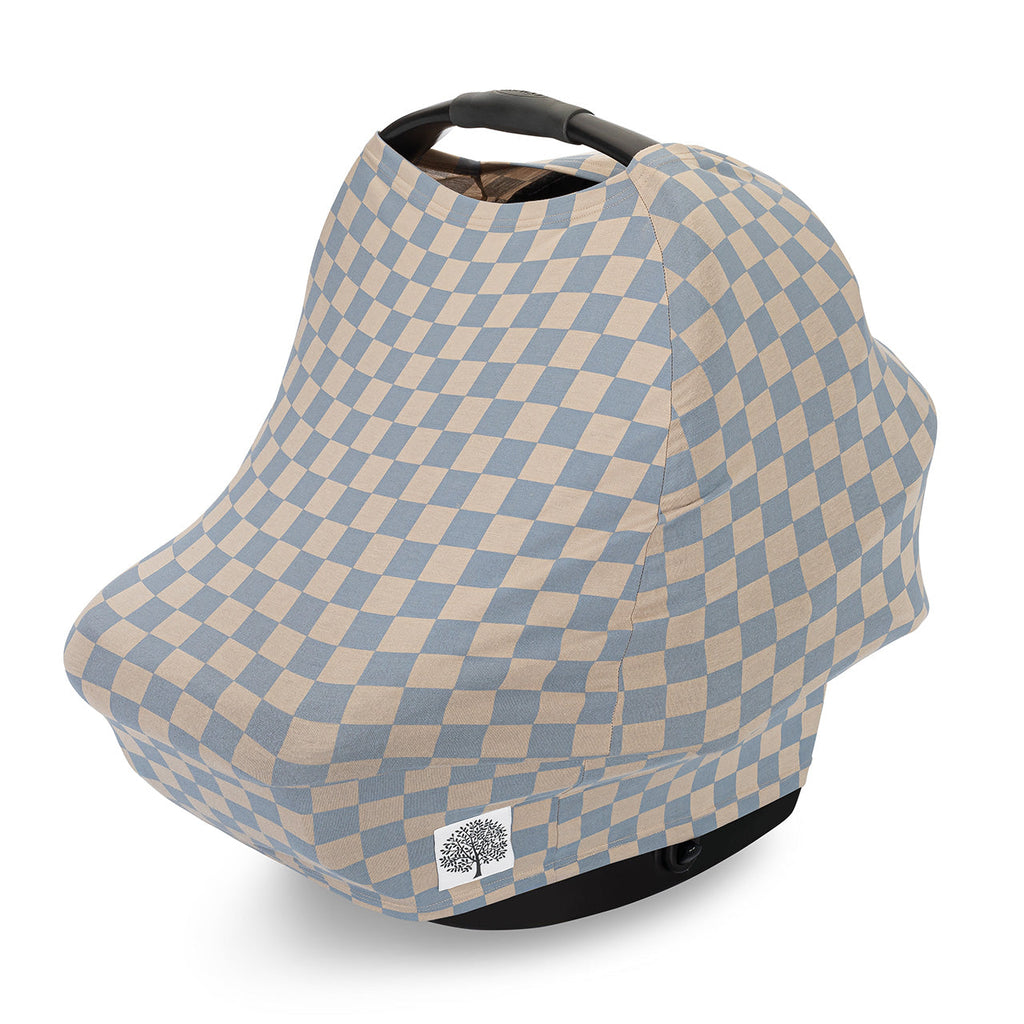 Multi-use Cover, Stormy Blue Checker