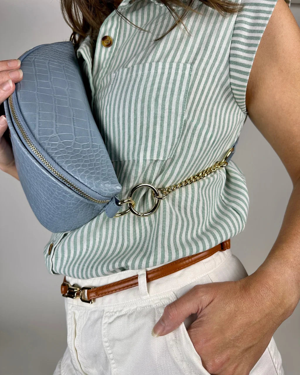 The Ono Crossbody Belt Bag - Zephyr