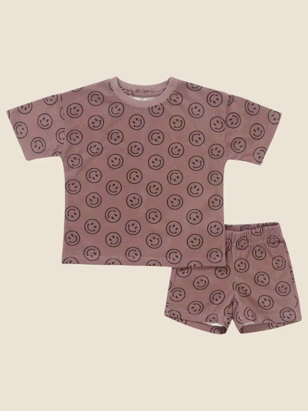 Checkered Short Sleeve Baby Lounge set