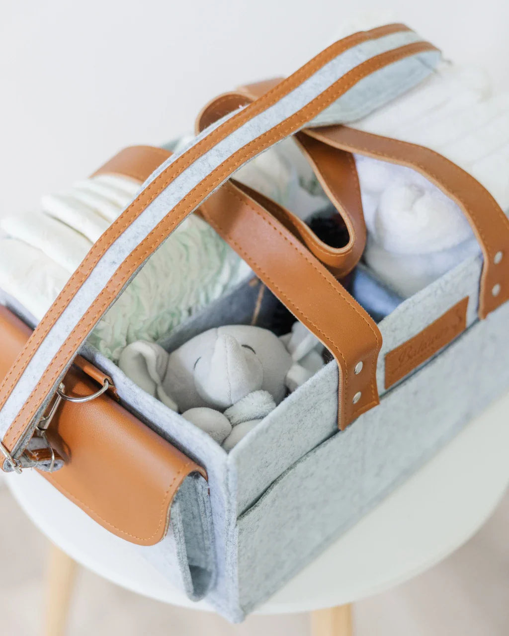 Gulf Mist Diaper Caddy