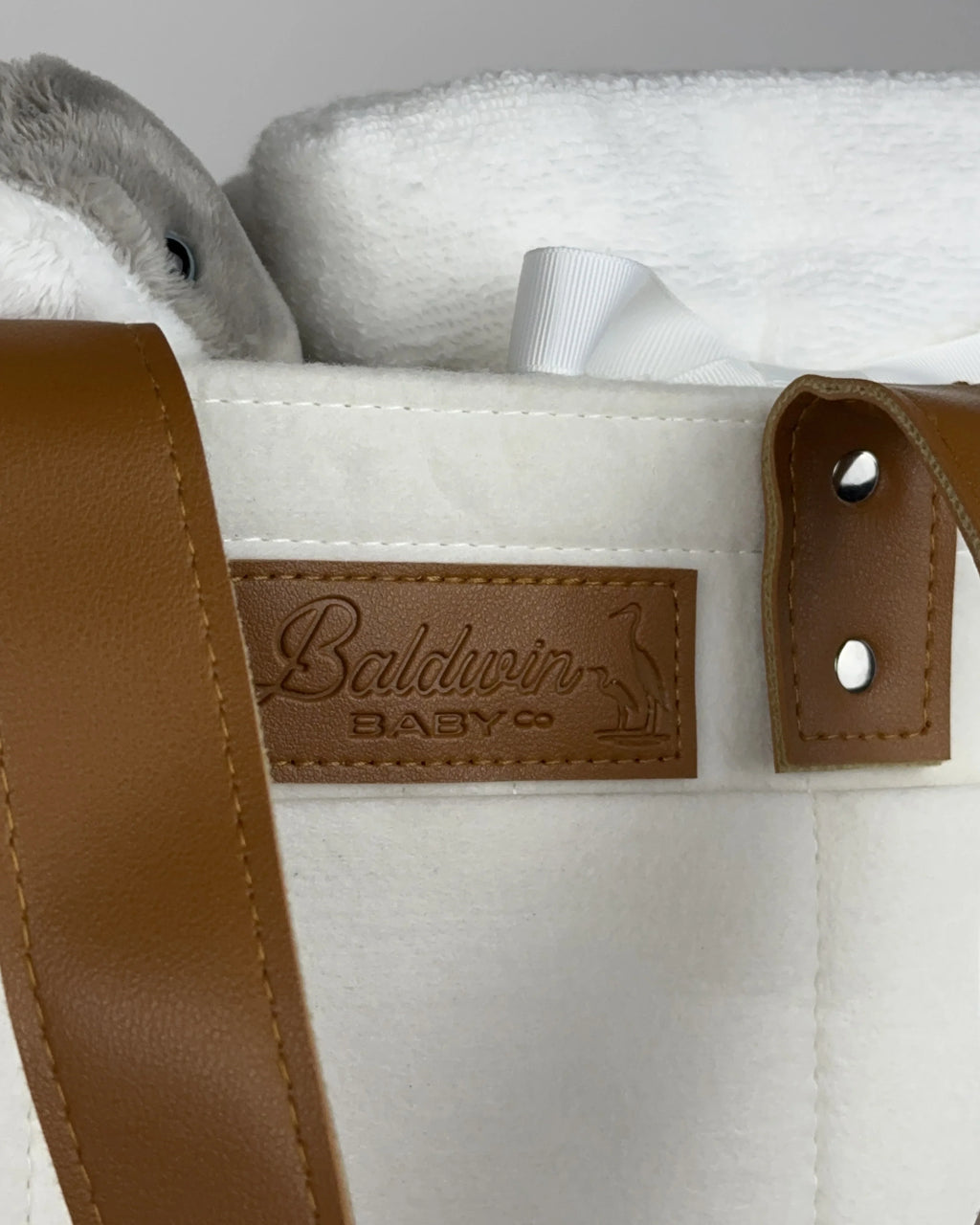 Magnolia Cream Diaper Caddy