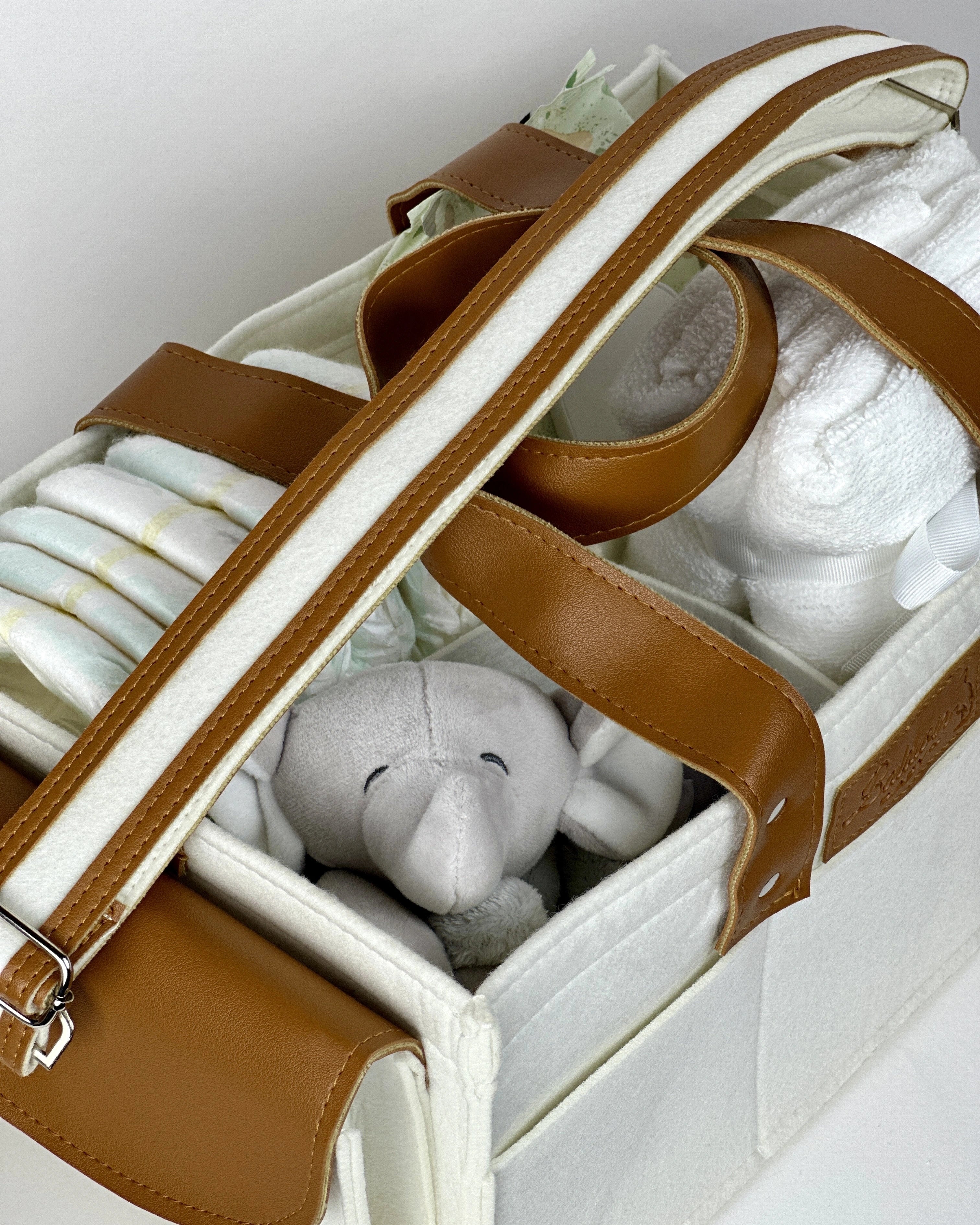Magnolia Cream Diaper Caddy