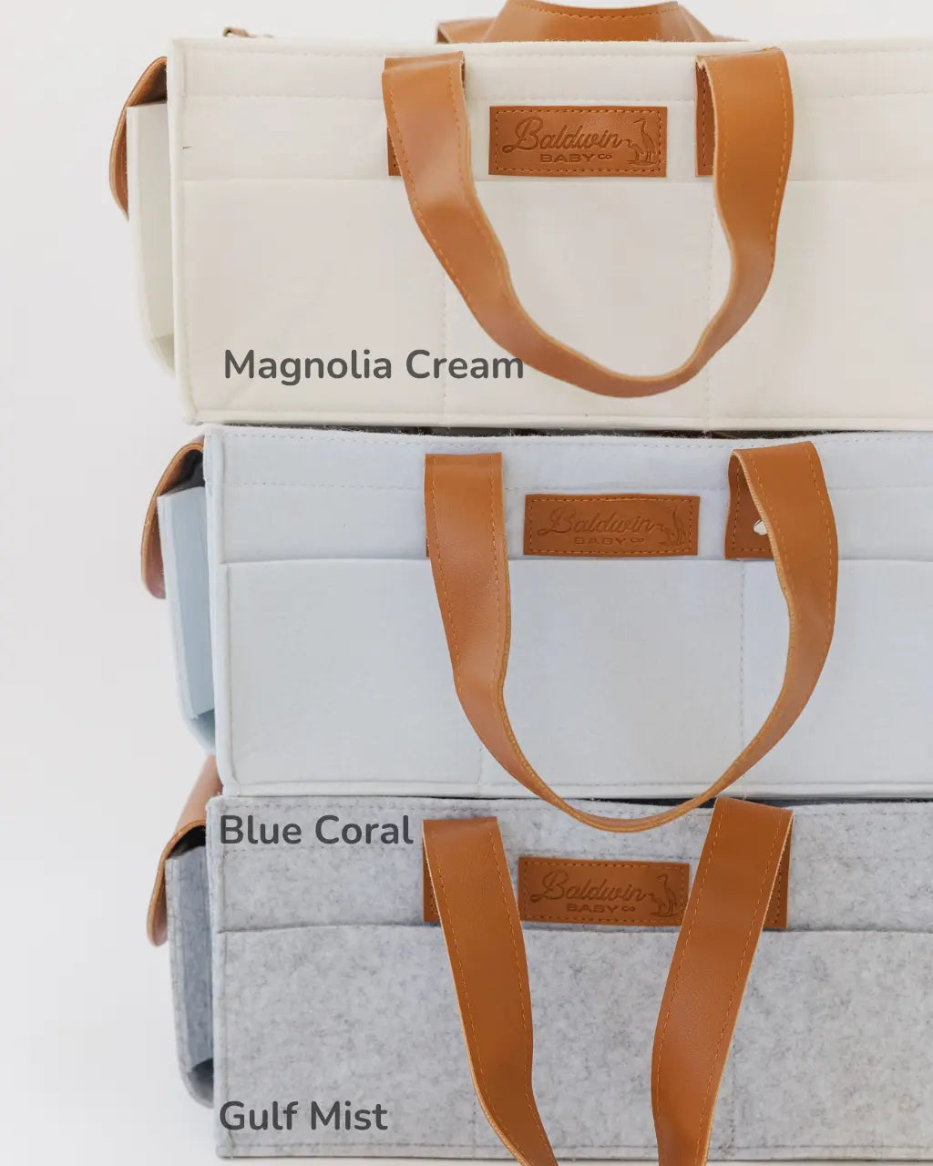 Gulf Mist Diaper Caddy