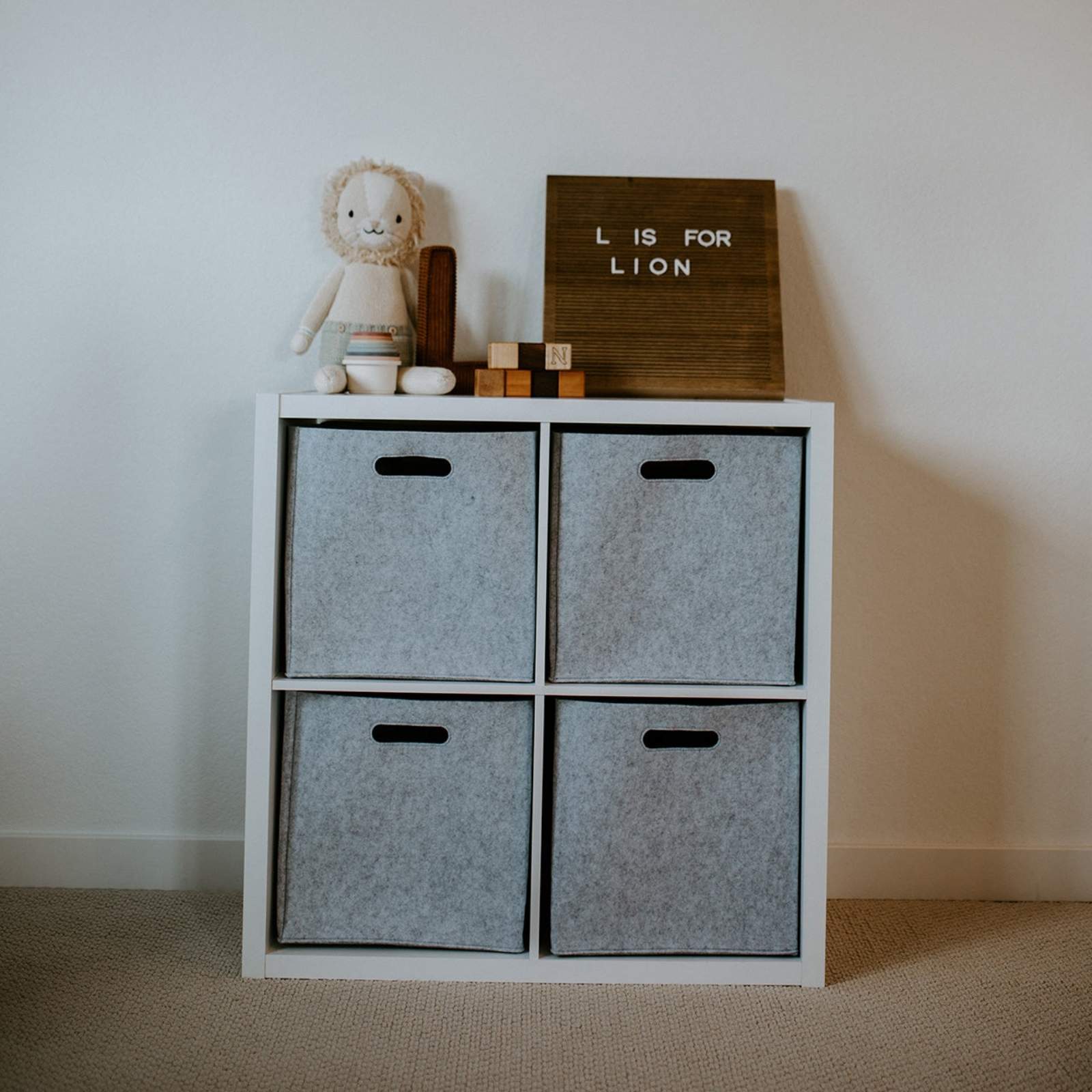 Felt Cube Storage