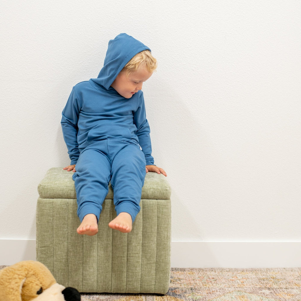 Hooded Jogger Set Captain Blue