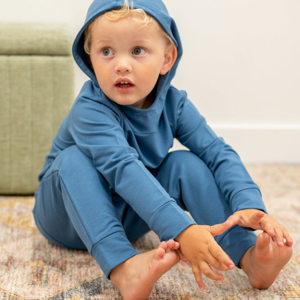 Hooded Jogger Set Captain Blue