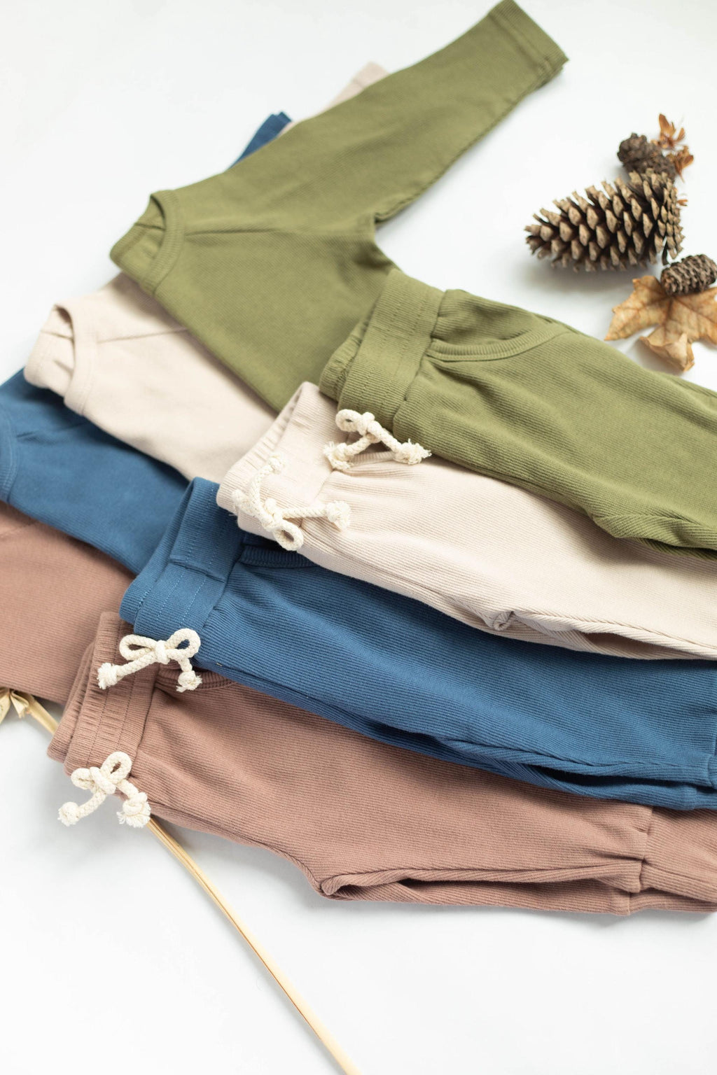 Cozy Ribbed Cotton Set for Kids - Perfect Holiday Gift for Baby and Kids
