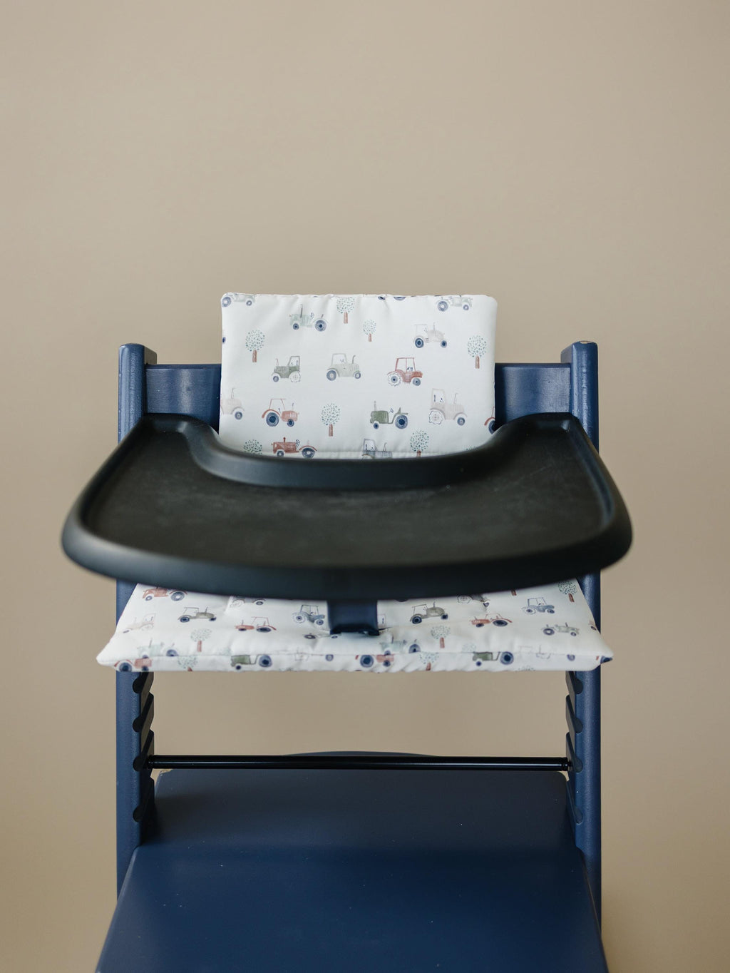 Tiny Tractors Cushion for the Stokke Tripp Trapp Highchair - Wipeable Cover - Baby Highchair Accessories