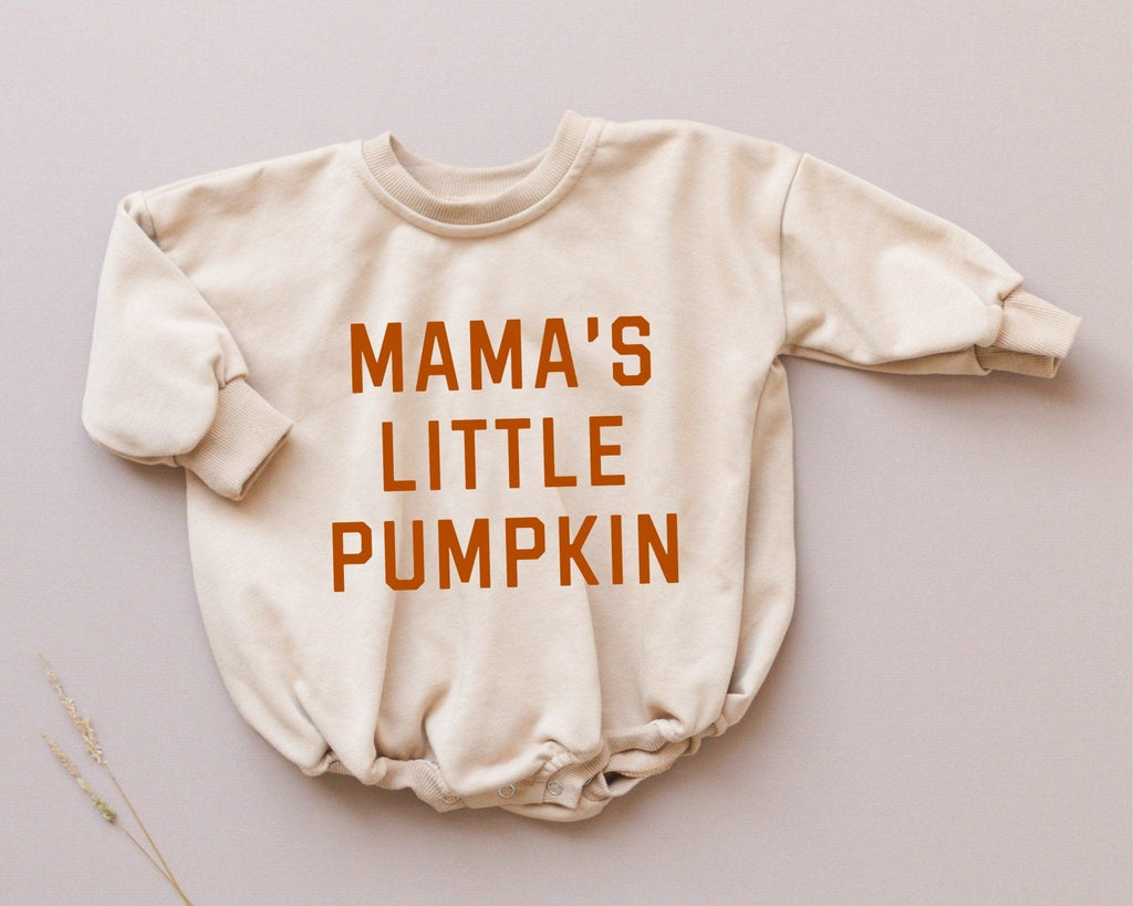 Mama's Little Pumpkin Sweatshirt or Sweatshirt Romper