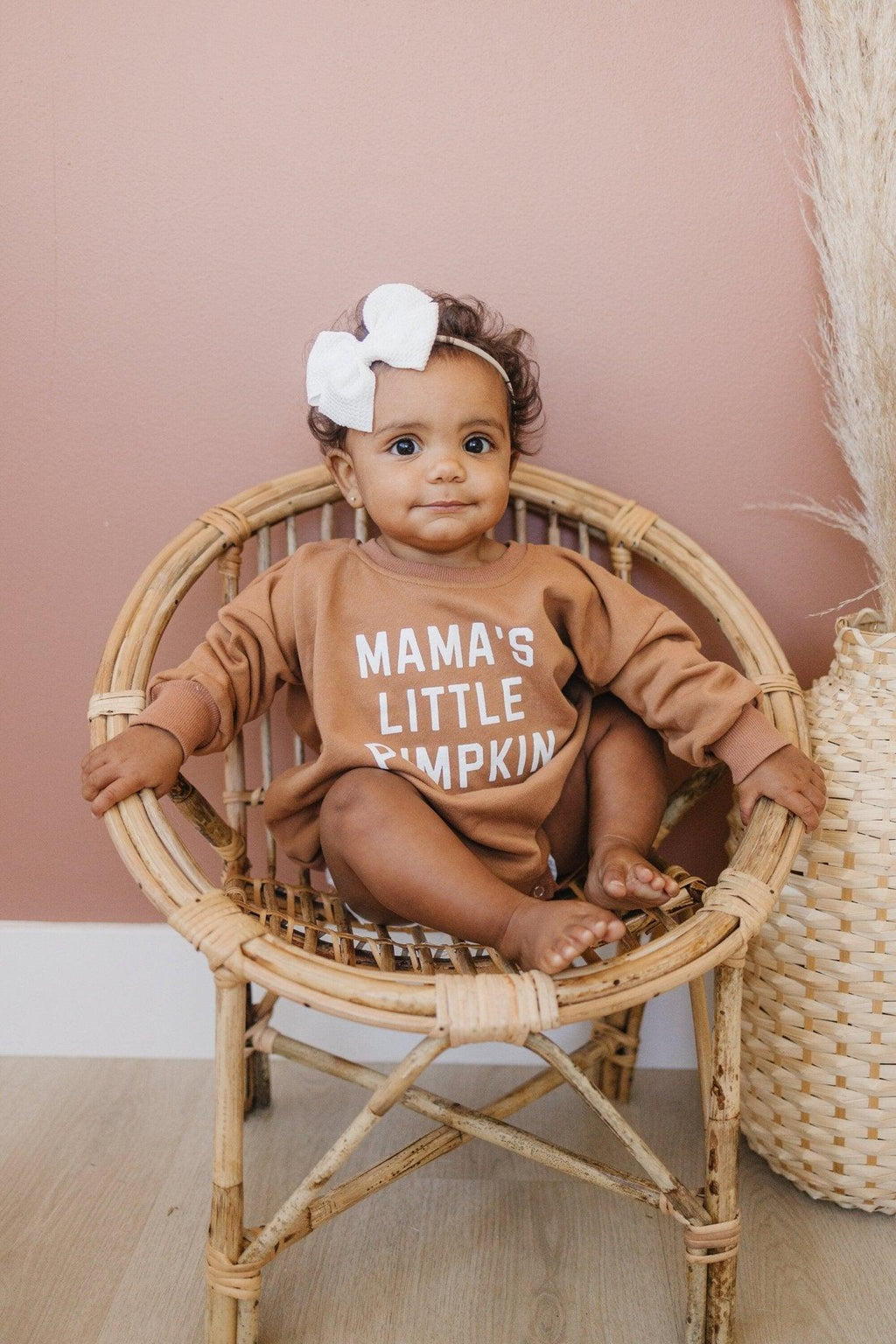 Mama's Little Pumpkin Sweatshirt or Sweatshirt Romper