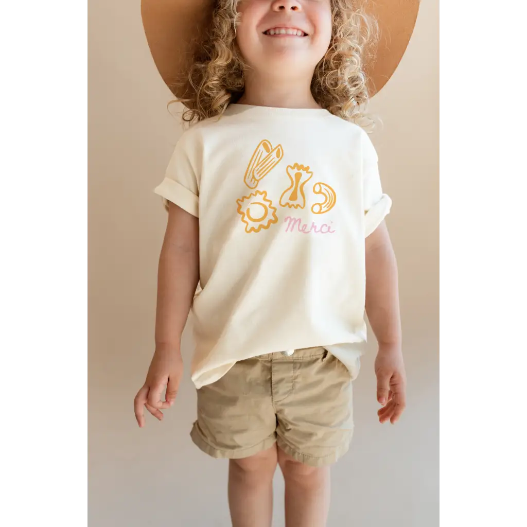 Merci! Pasta Kids Graphic T-Shirt