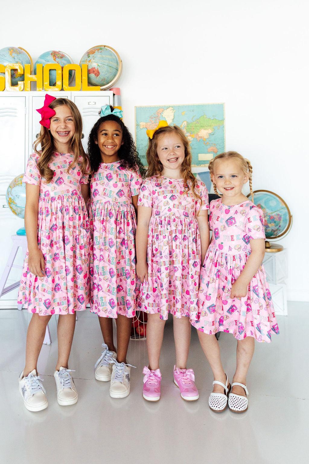 Kindergarten S/S Pocket Twirl Dress