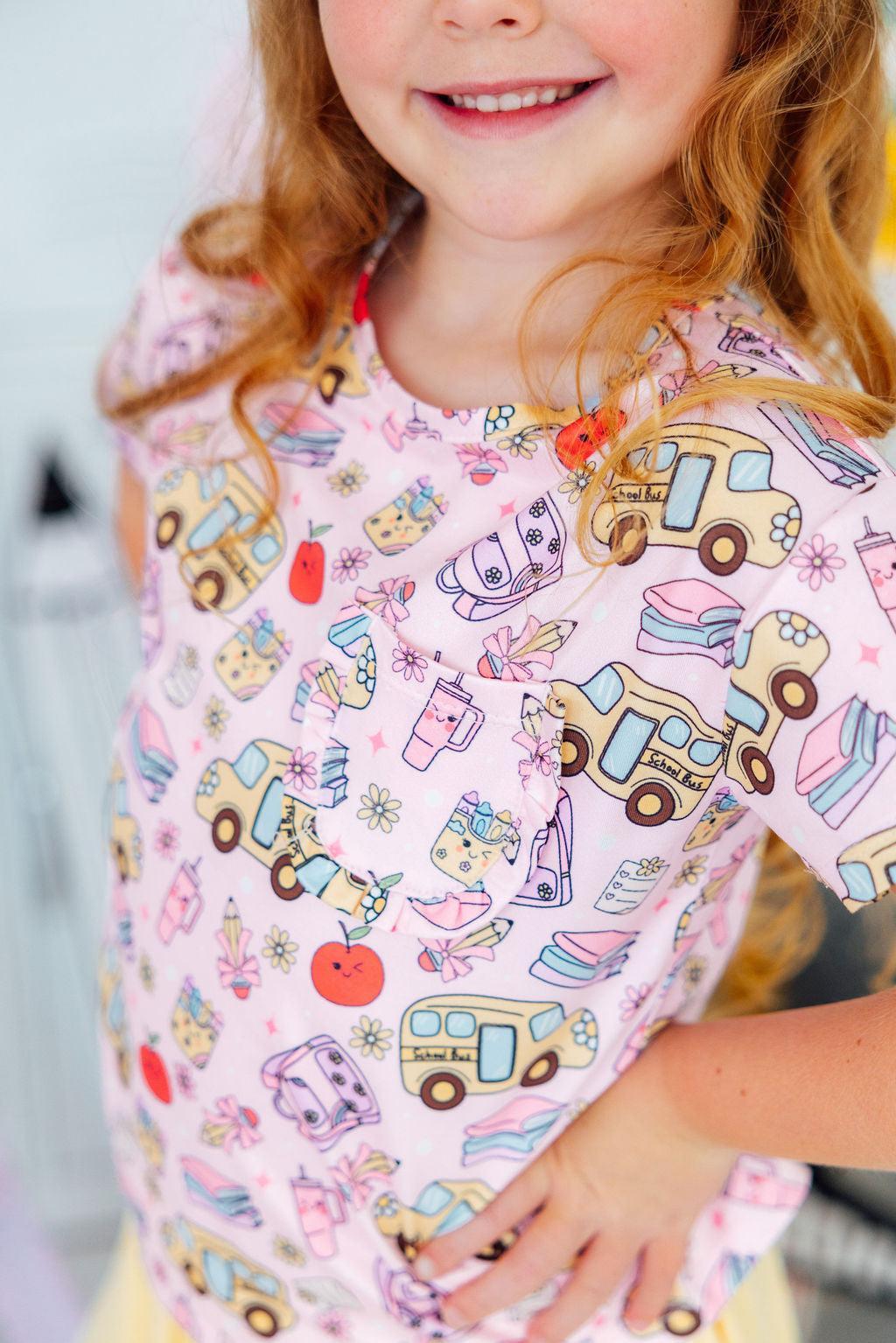 Playground Princess S/S Ruffle Pocket Tee
