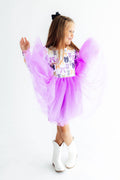 Tied with a Boo L/S Tutu Dress