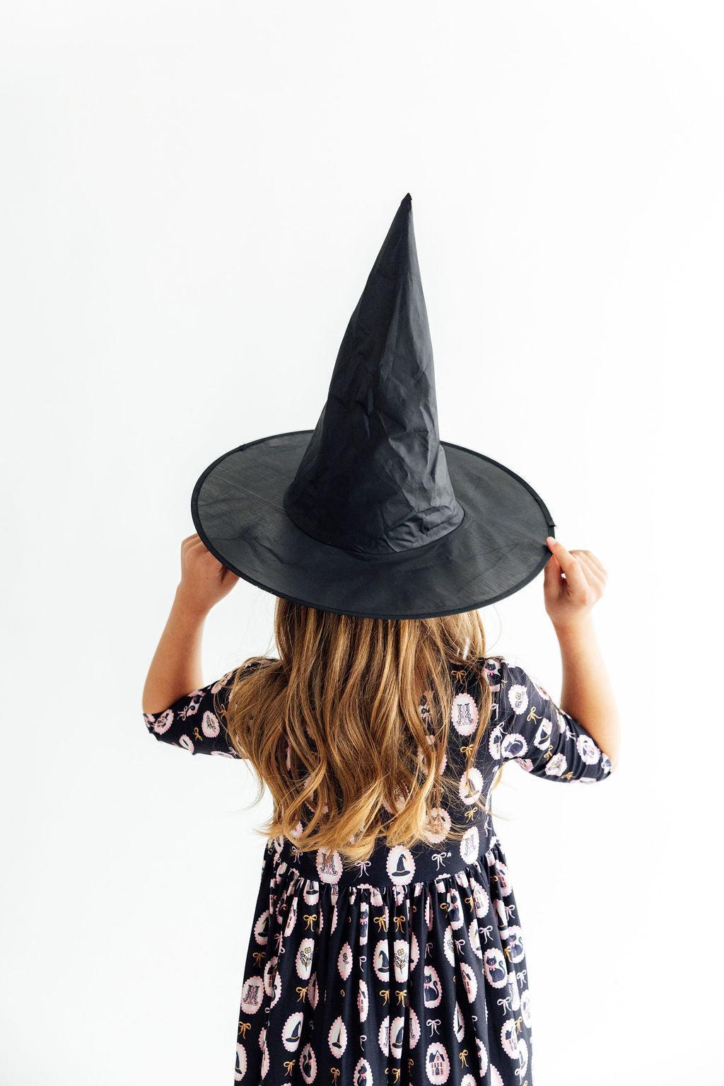 Hocus Pocus 3/4 Sleeve Pocket Twirl Dress