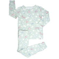 Mint Butterfly Daisy Bamboo Big Kid Pajama Set