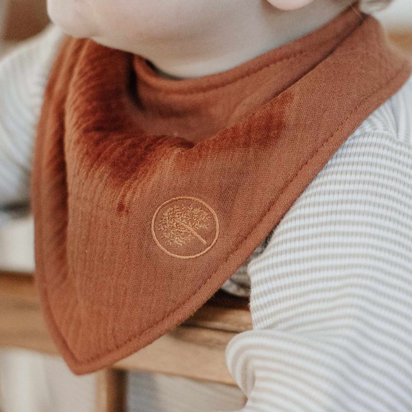 Stormy Muslin Bandana Bibs Set (4-Pack)