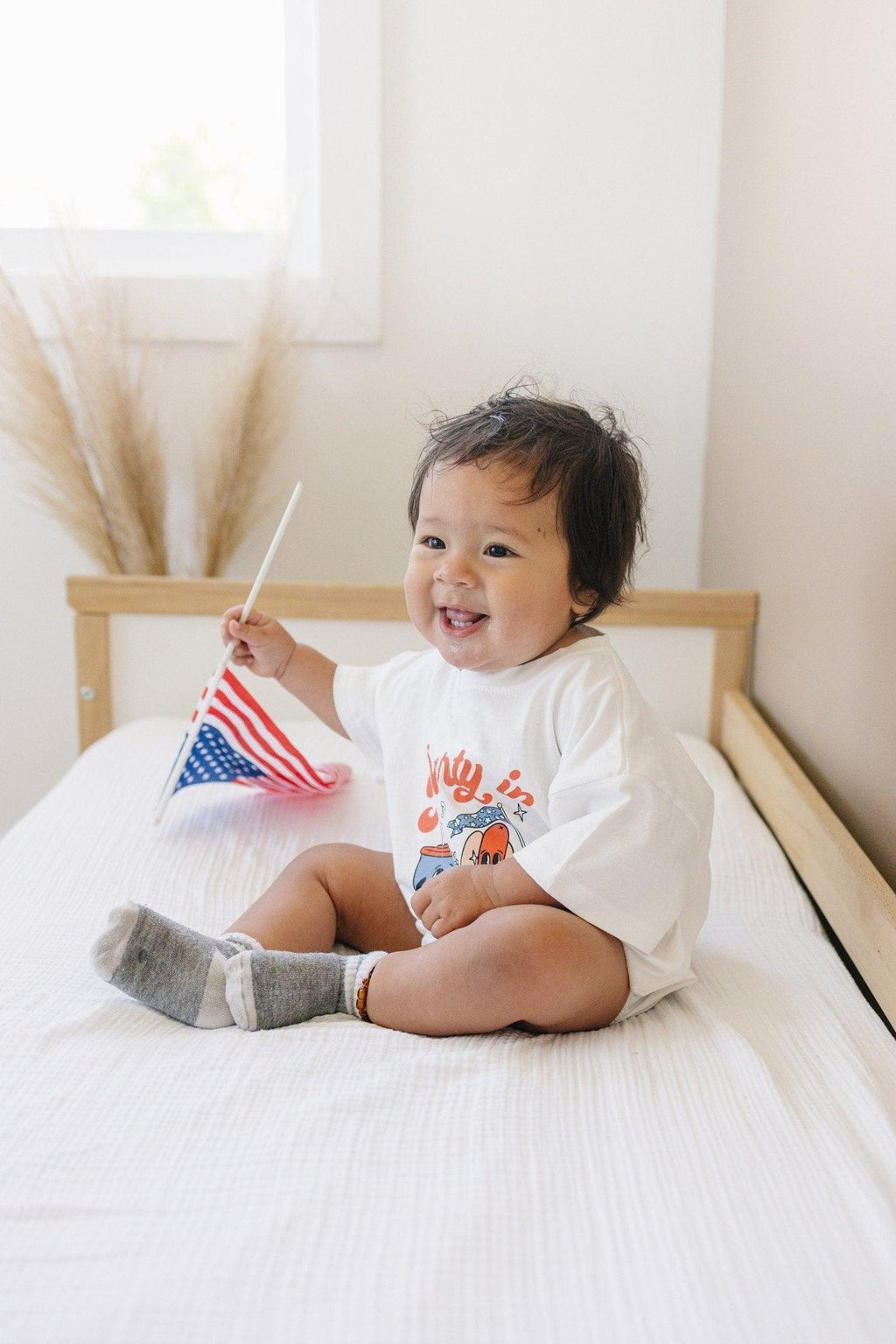 Party in the USA Graphic Tee or T-Shirt Romper