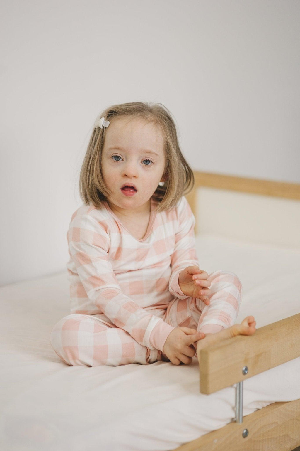 Pink Gingham 2pc Bamboo Pajamas