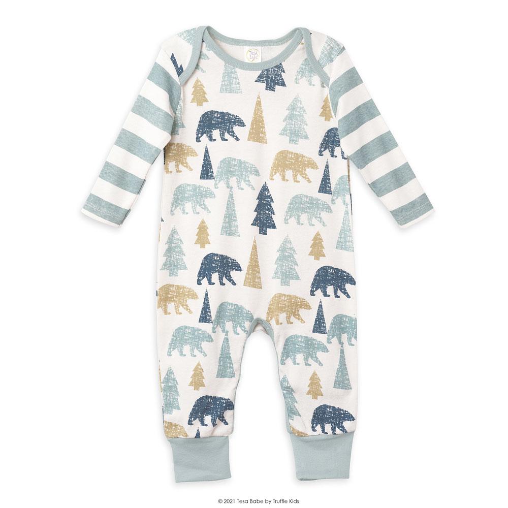Bear Mountain Baby Boy Cotton Romper