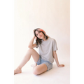 The Mom Crop in Gray