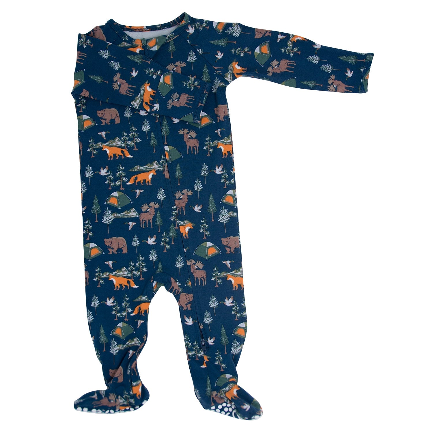 True Grit Zipper Footie