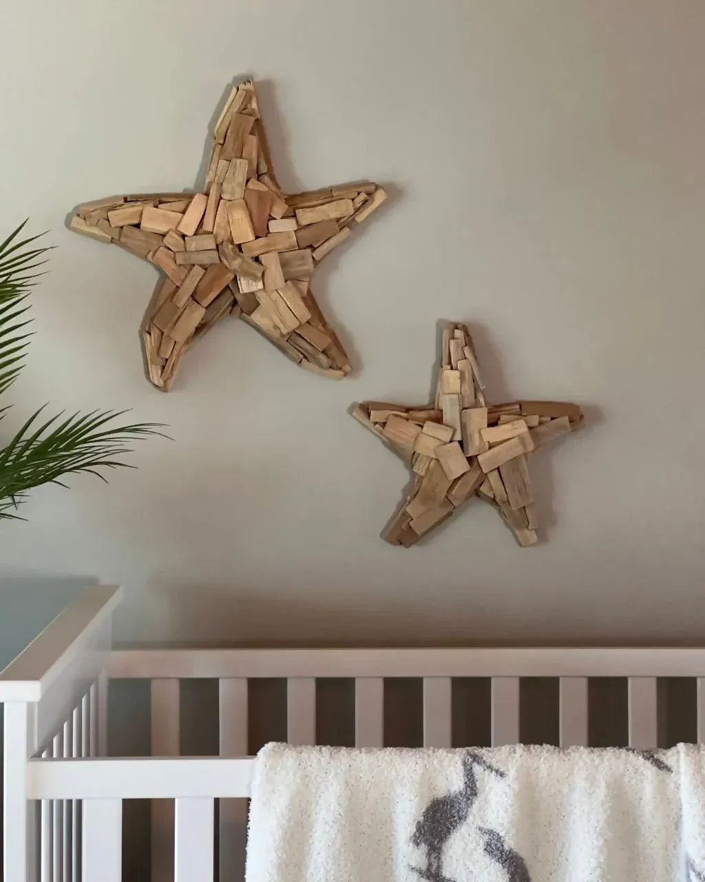 Wooden Starfish Wall Art